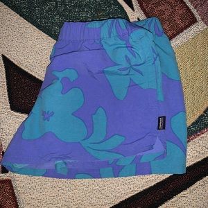 SOLD Purple Teal Patagonia Barely Baggy Shorts M